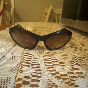 Prada Black and Brown Sunglasses